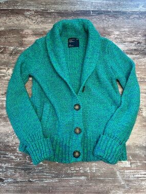 American Eagle Outfitters Shawl Collar College Preppy Academic Cardigan Sweater